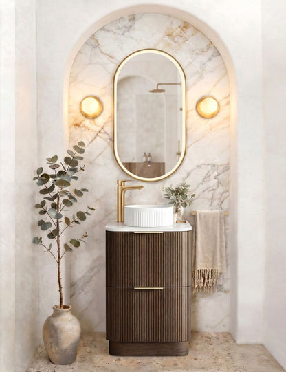 Havana 600mm Sable Walnut Floorstanding Cabinet