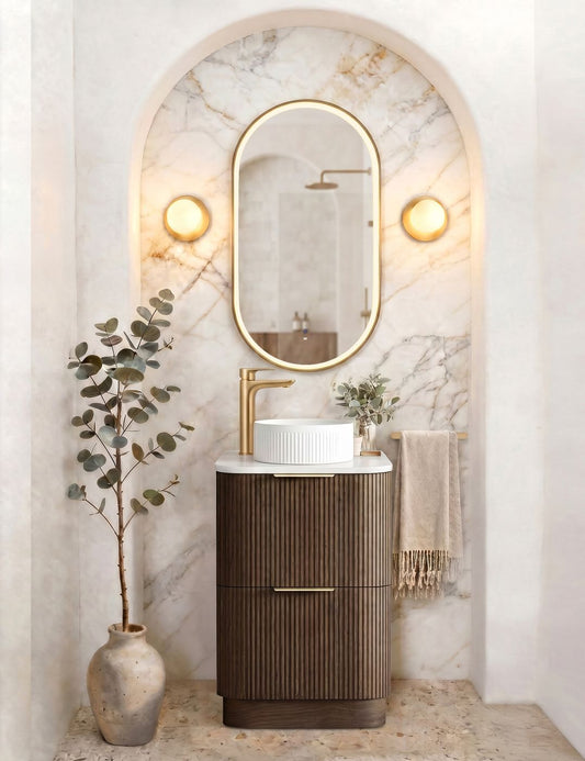 Havana 600mm Sable Walnut Floorstanding Cabinet