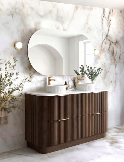 Havana 1500mm Sable Walnut Floorstanding Cabinet