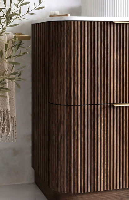Havana 1800mm Sable Walnut Floorstanding Cabinet