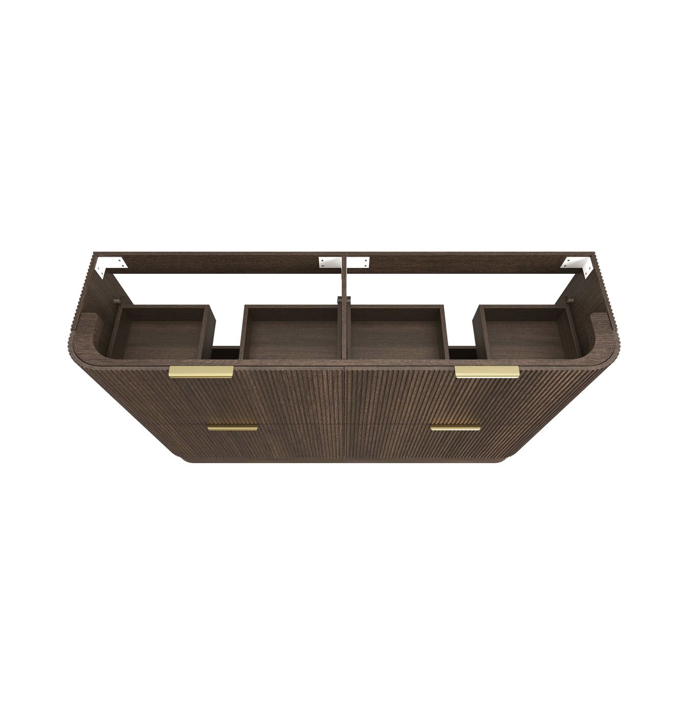 Havana 1800mm Sable Walnut Floorstanding Cabinet