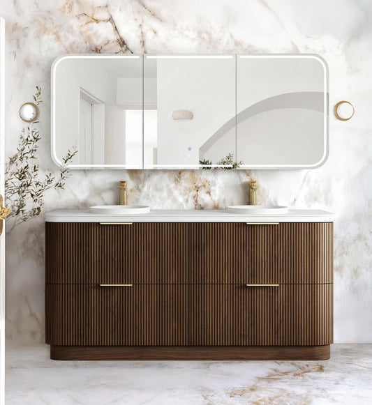 Havana 1800mm Sable Walnut Floorstanding Cabinet