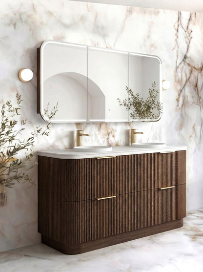 Havana 1800mm Sable Walnut Floorstanding Cabinet