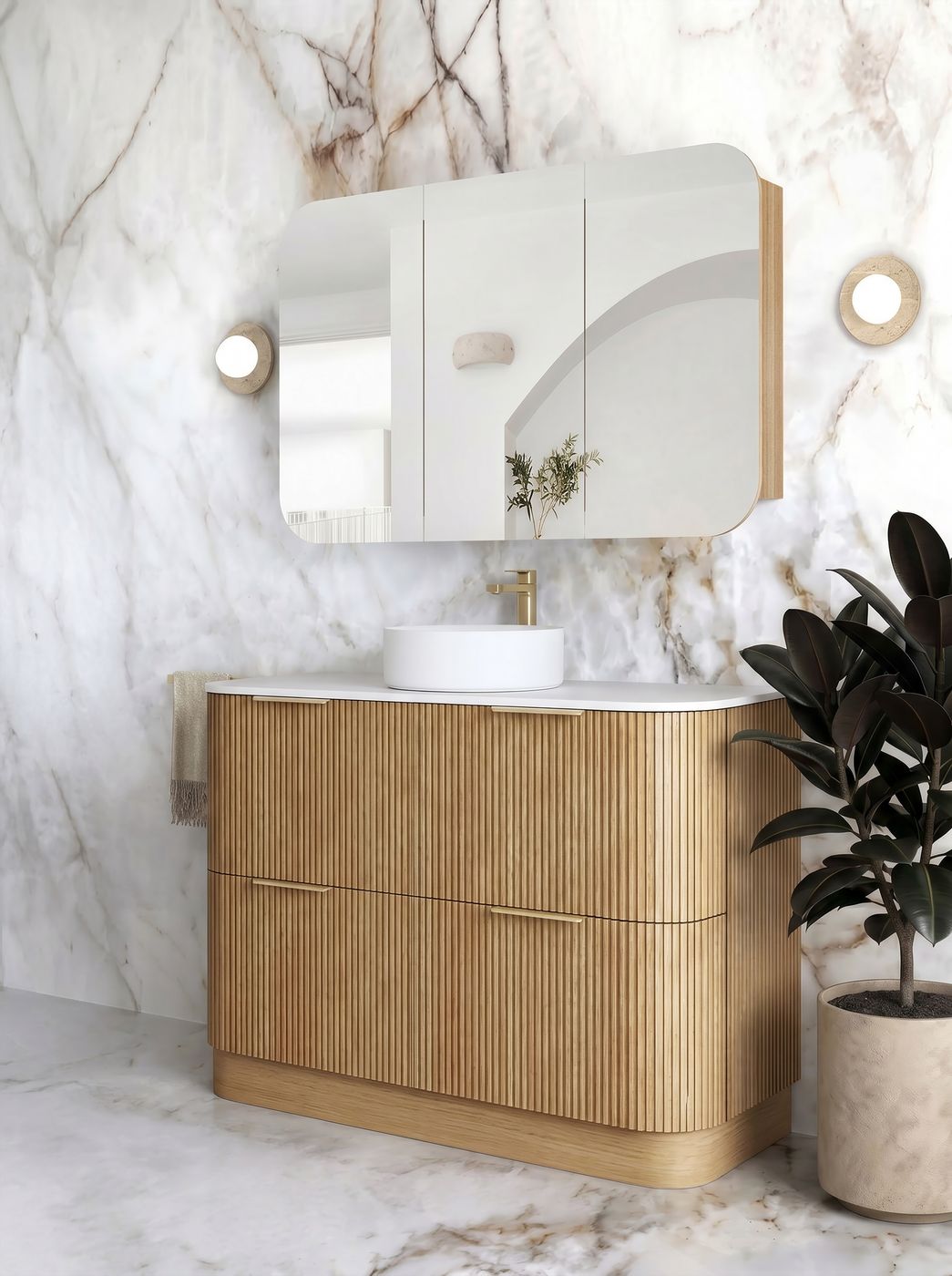 Havana 1200mm Woodland Oak Floorstanding Cabinet