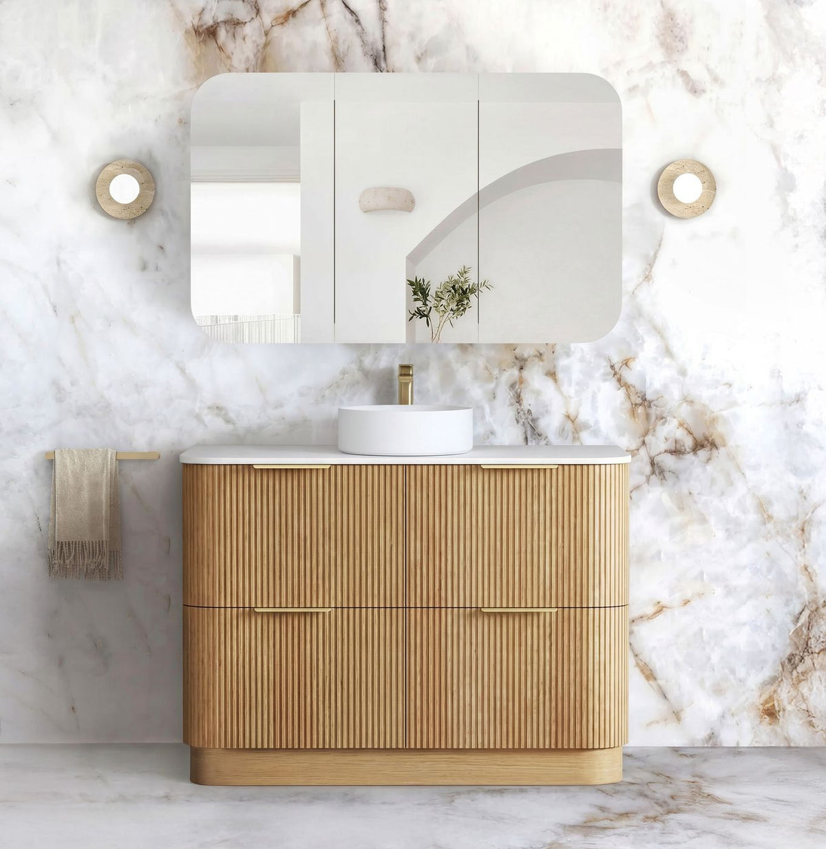 Havana 1200mm Woodland Oak Floorstanding Cabinet