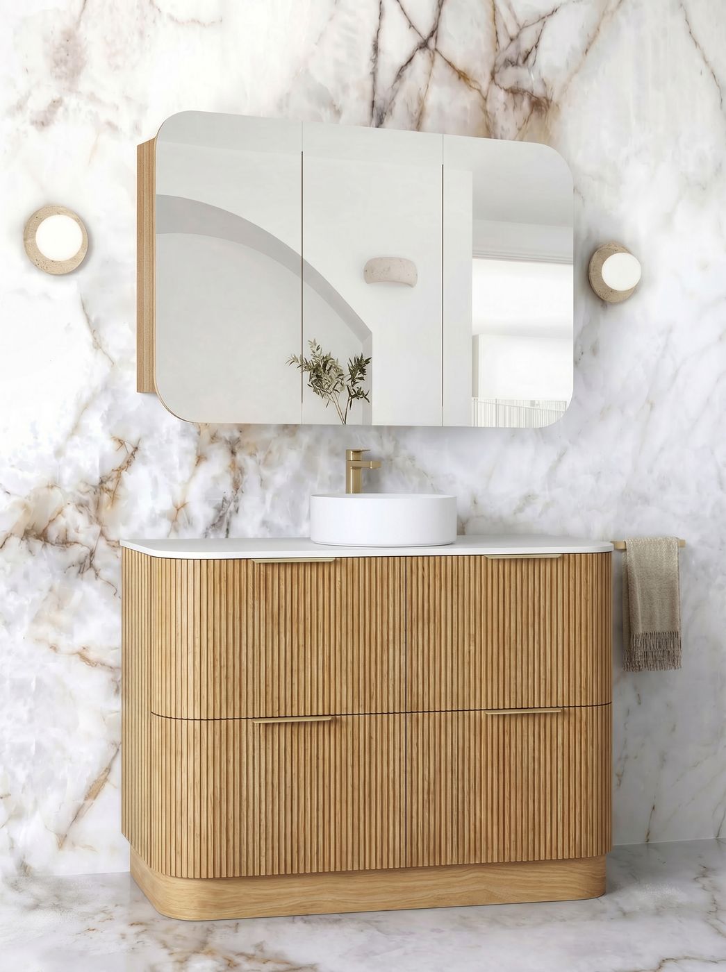 Havana 1200mm Woodland Oak Floorstanding Cabinet