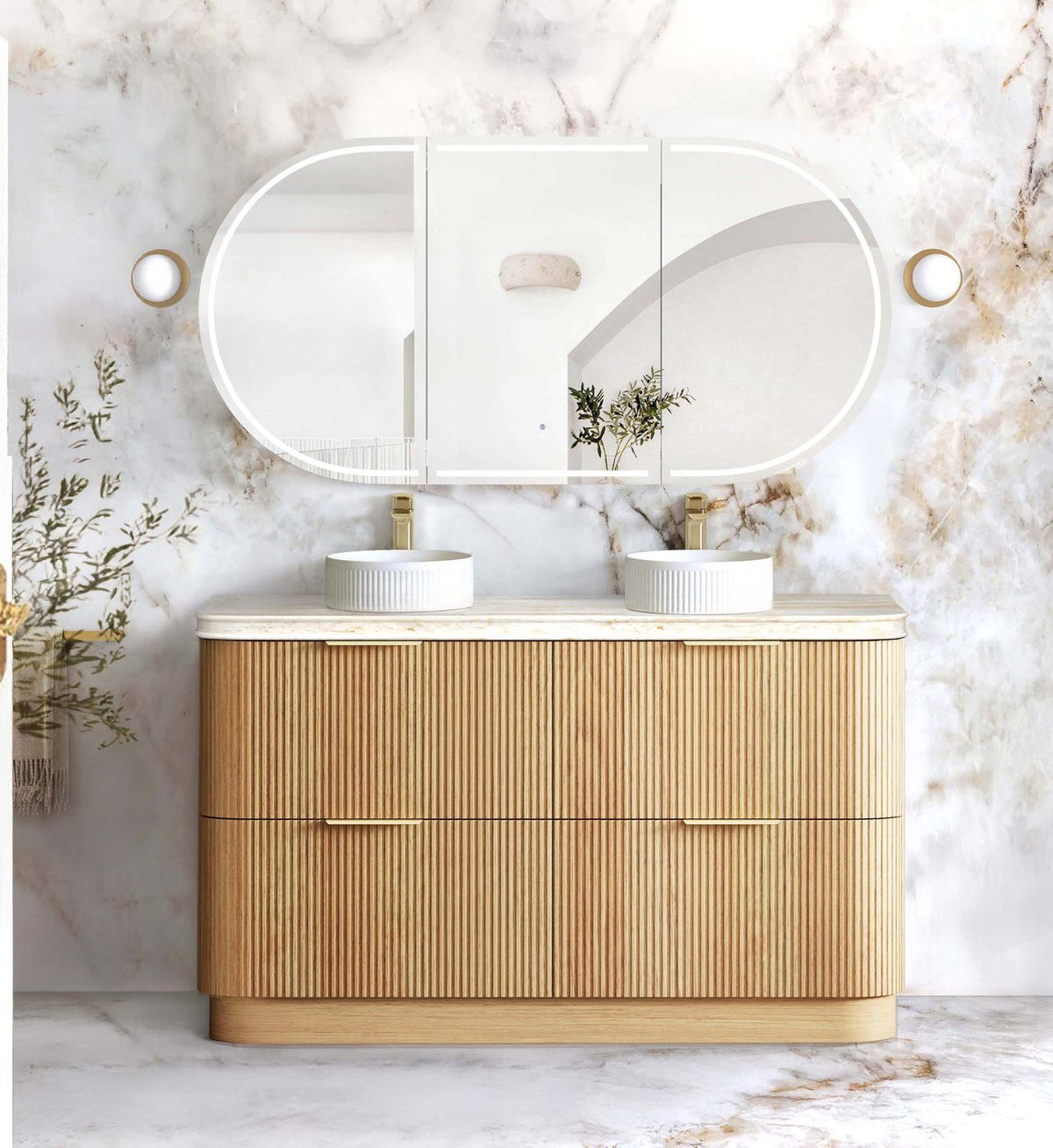 Havana 1500mm Woodland Oak Floorstanding Cabinet
