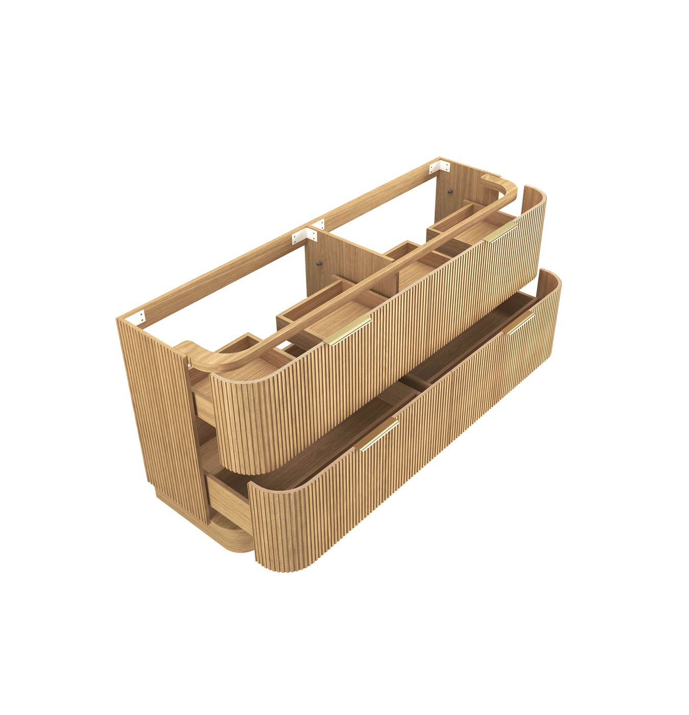 Havana 1800mm Woodland Oak Floorstanding Cabinet