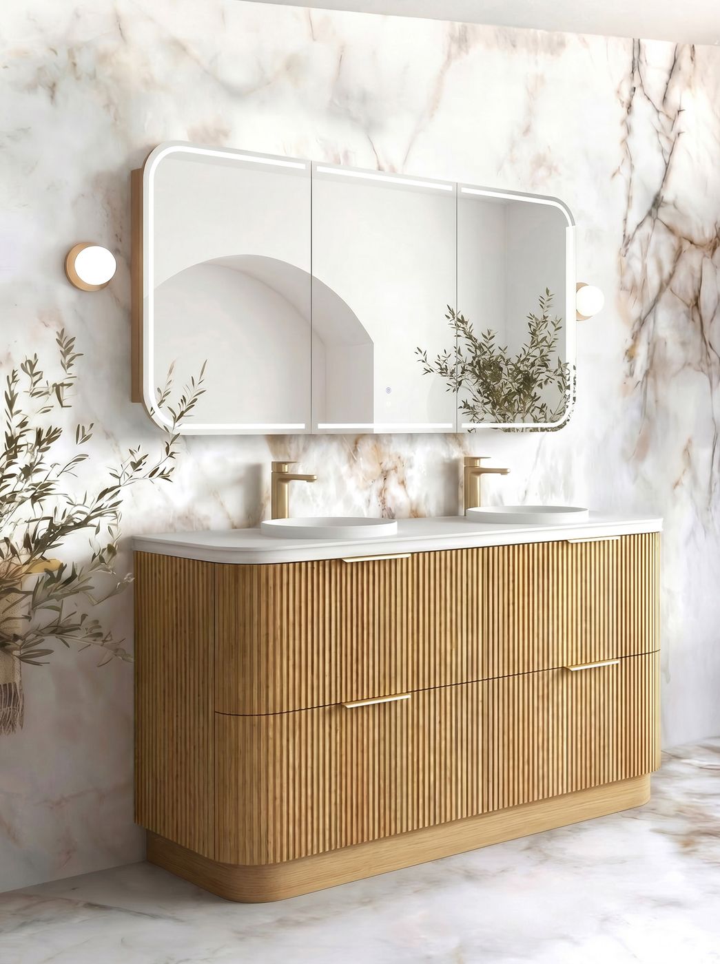 Havana 1800mm Woodland Oak Floorstanding Cabinet