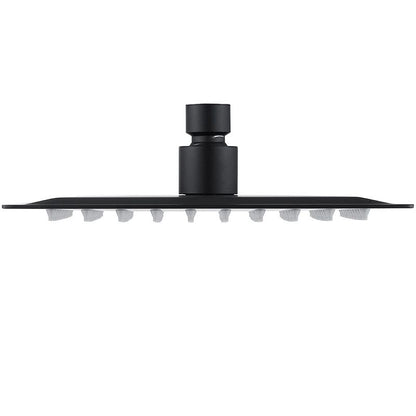 Vetto Shower Head Stainless Steel Round  250mm Matte Black