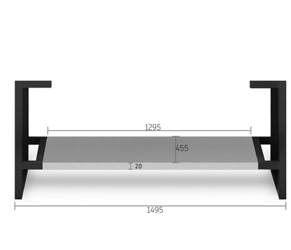 Leg Boston 1500X450 Matte Light Grey