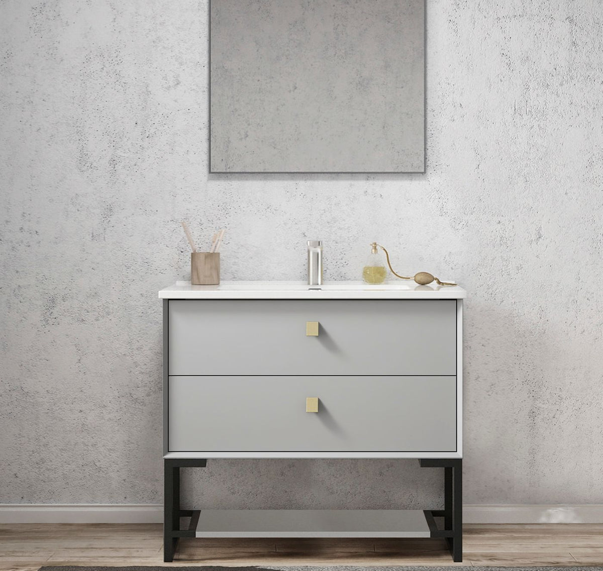 Leg Boston 900X450 Matte Light Grey