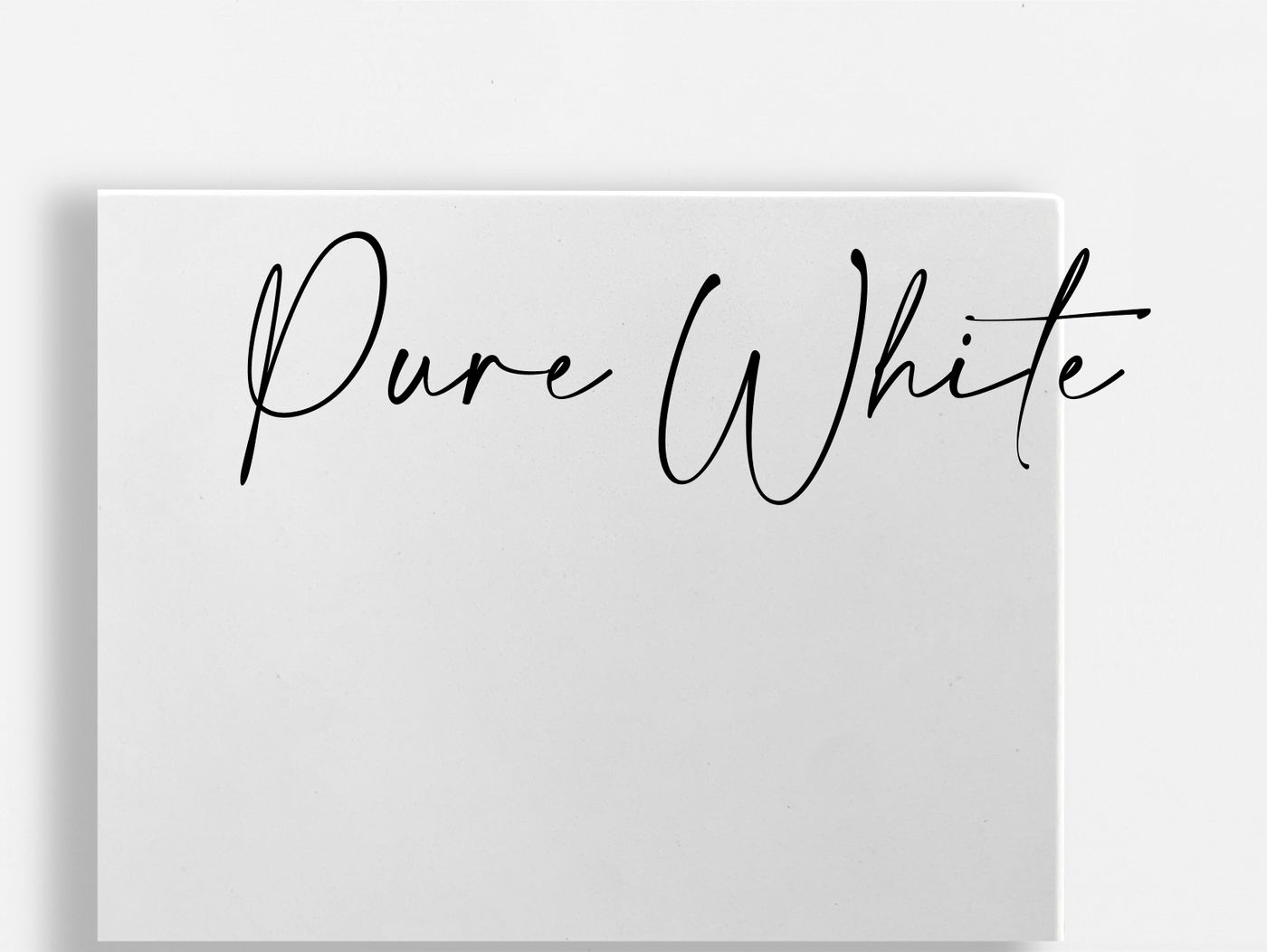 Vanity Top 600x465x20 Pure White Top