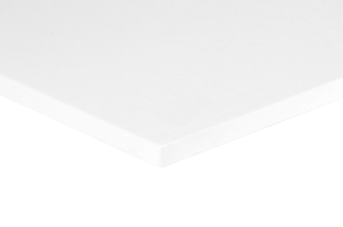 Vanity Top 600x465x20 Pure White Top
