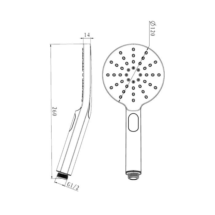 INSPIRE PAVIA DUAL HOSE SHOWER SYSTEM