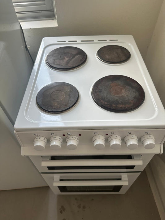 Everdure UFEE507W 50 cm White Freestanding Electric Cooker – Tested n Approved by Qualified Trade