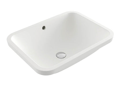Fino Large 55 x 41 Under Counter Fireclay Basin - Matte White