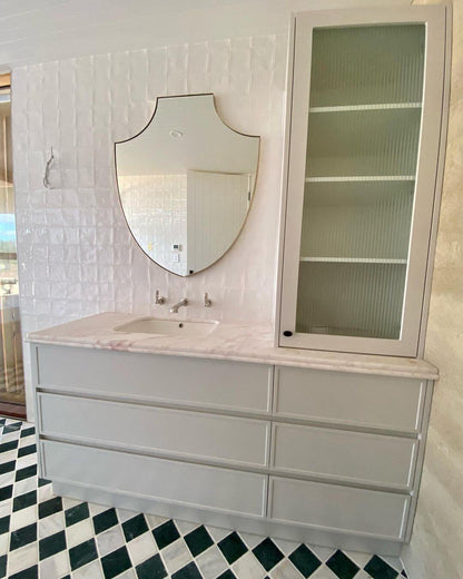Fino Large 55 x 41 Under Counter Fireclay Basin - Matte White
