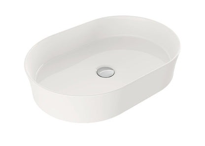 Fino 55 x 38 Gloss White Above Counter Fireclay Basin