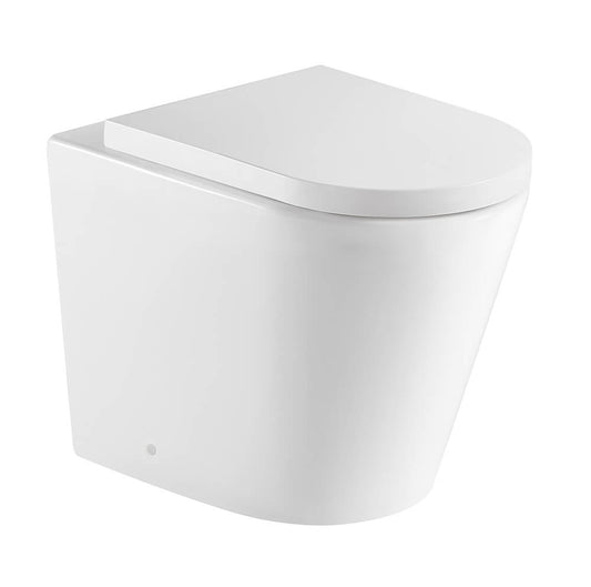 Fino WhisperFlush Gloss White Floor Pan with Thick Seat