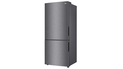 LG 420L Bottom Mount Fridge with Door Cooling - Dark Graphite