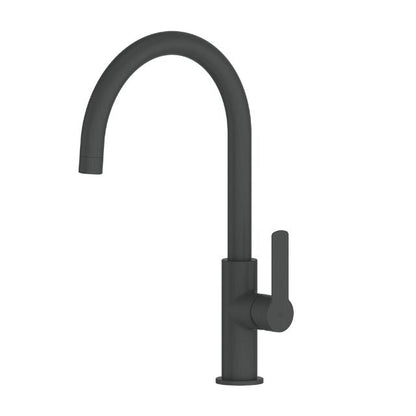 Greens Astro II Gooseneck Sink Mixer Gun Metal