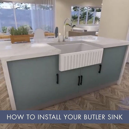Turner Hastings Novi 75 x 46 Fine Fireclay Butler Sink