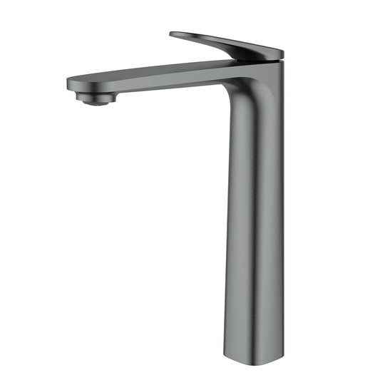 Sulu II High Rise Basin Mixer - Gun Metal