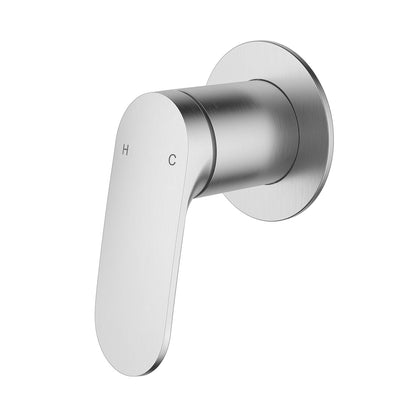 Sulu II Wall Mixer Trim Kits - Brushed Nickel / Wall Mixer Rough-In Body