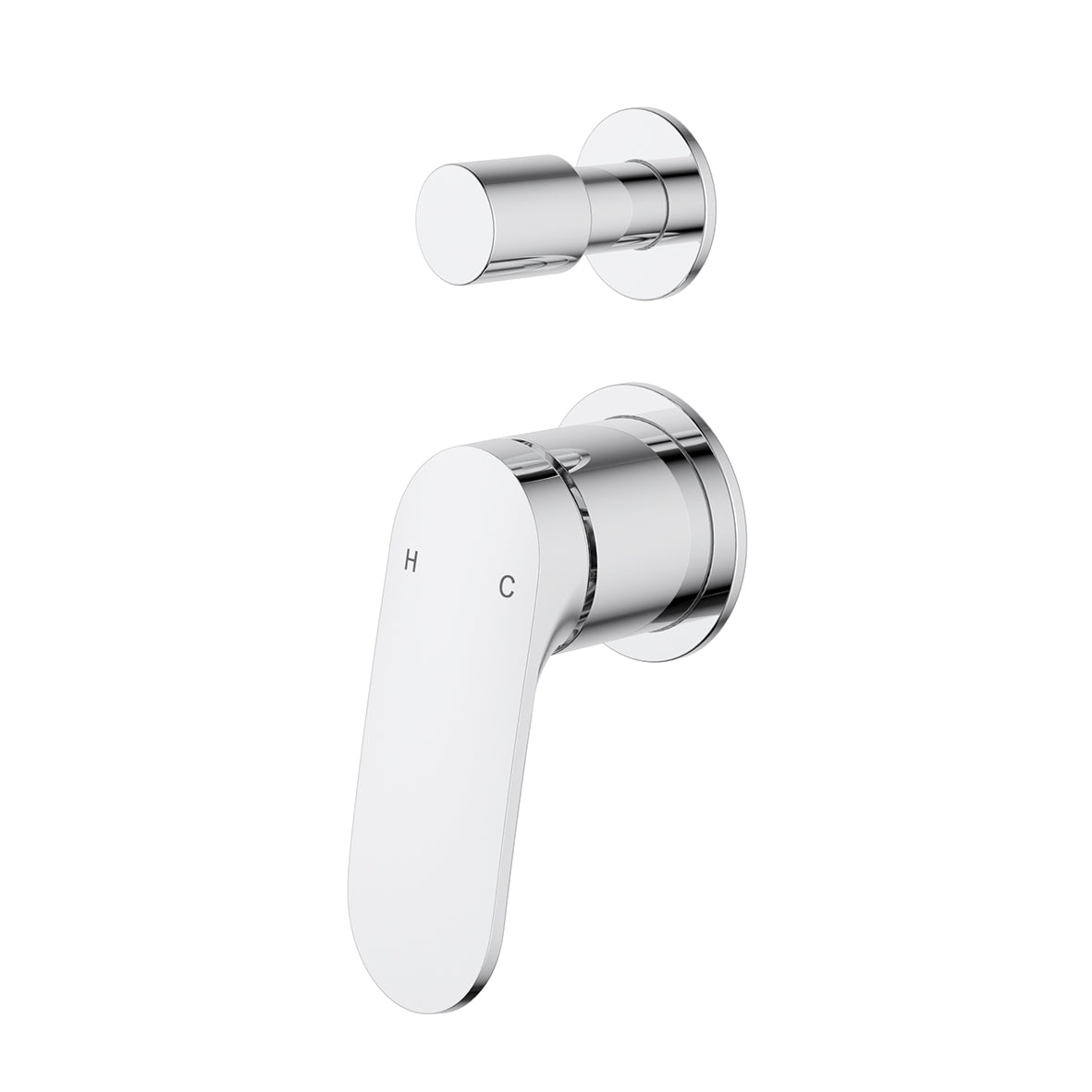 Sulu II Wall Diverter Mixer Trim Kits - Brushedd Nickel / Wall Diverter Mixer Rough-In Body