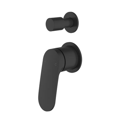 Sulu II Wall Diverter Mixer Trim Kits - Brushedd Nickel / Wall Diverter Mixer Rough-In Body
