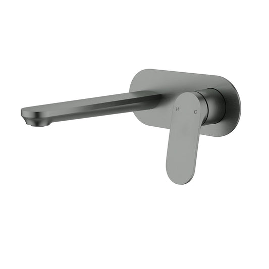 Sulu II Wall Basin Mixer Trim Kits - Gun Metal / Wall Basin Mixer Rough-In Body