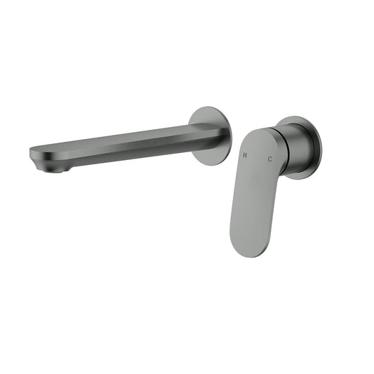 Sulu II Wall Basin Mixer - Gun Metal / Wall Basin Mixer Rough-In Body
