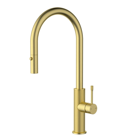 Linie Pull-out Sink Mixer - Brushed Gold