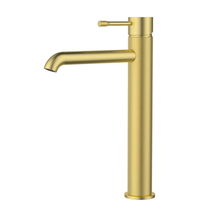 Linie High Rise Basin Mixer - Brushed Nickel