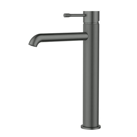 Linie High Rise Basin Mixer - Gun Metal