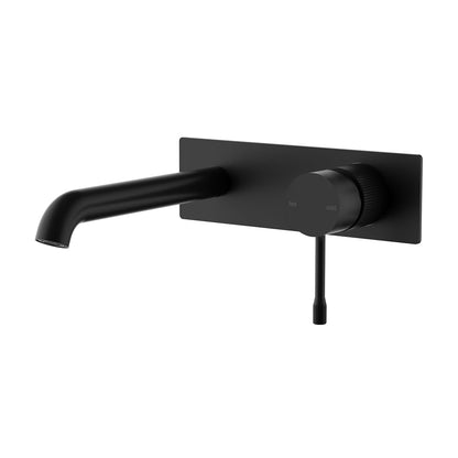 Linie Wall Basin Mixer W/- 180mm Spout - Gun Metal