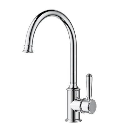 Clasico Sink Mixer Gooseneck - Chrome / Standard Handle