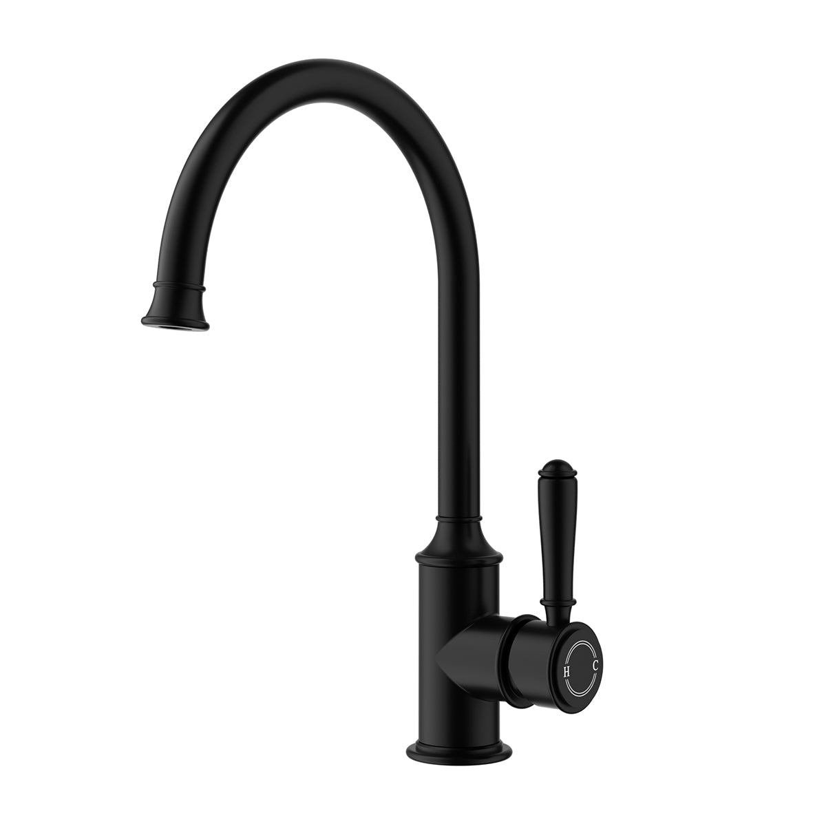 Clasico Sink Mixer Gooseneck - Chrome / Standard Handle