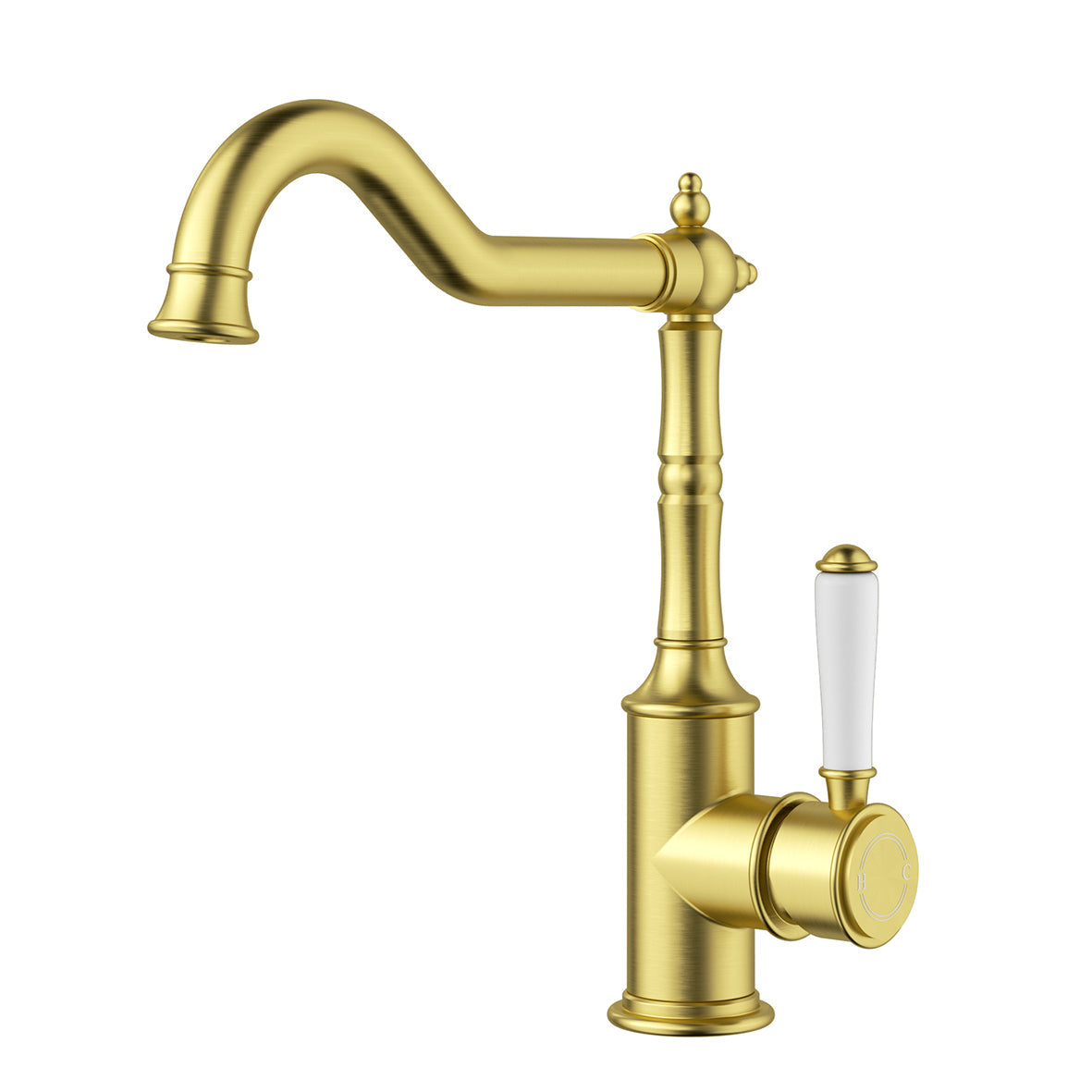 Clasico Sink Mixer Hook Spout - Chrome / Standard Handle