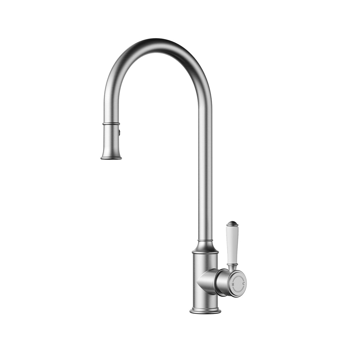 Clasico Sink Mixer Pull-Out - brushed-nickel / Standard Handle