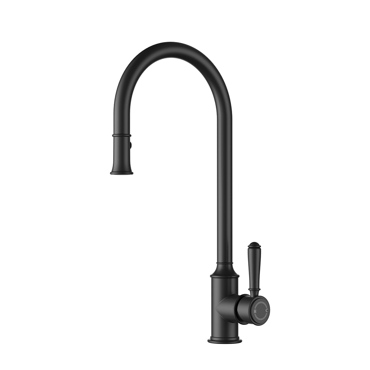 Clasico Sink Mixer Pull-Out - brushed-gold / Ceramic Handle