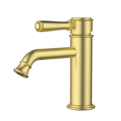 Clasico Basin Mixer - brushed-gold / Standard Handle