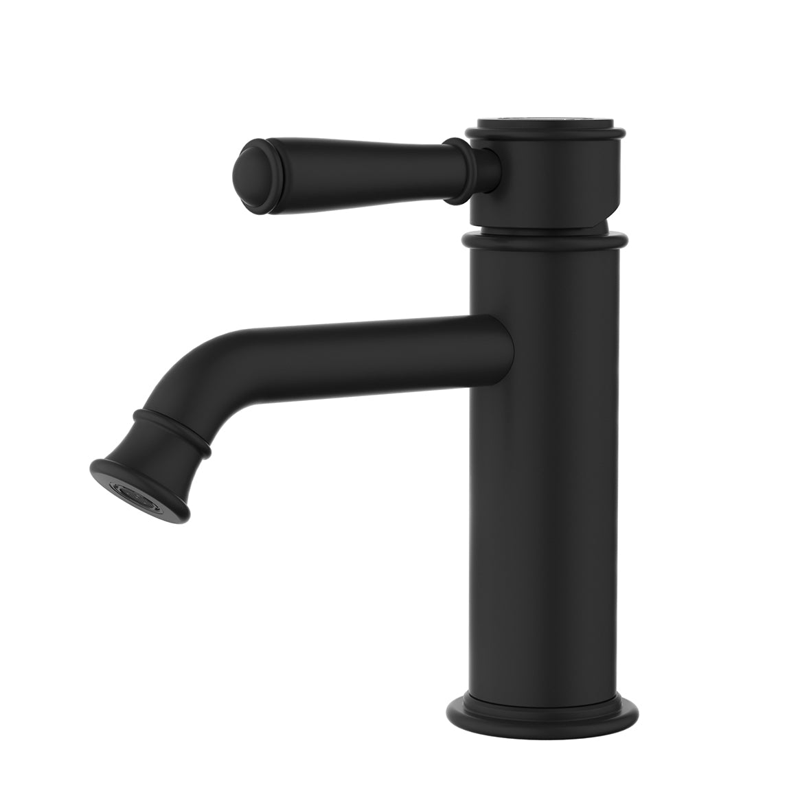 Clasico Basin Mixer - matt-black / Standard Handle