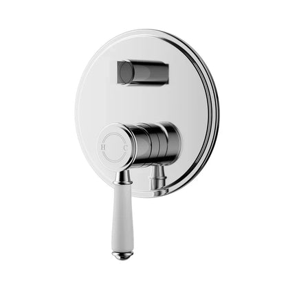 Clasico Wall Mixer Diverter - Chrome / Standard Handle / Clasico Wall Mixer Diverter Body
