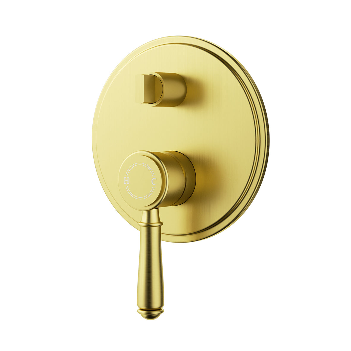 Clasico Wall Mixer Diverter - brushed-nickel / Standard Handle / Clasico Wall Mixer Diverter Body