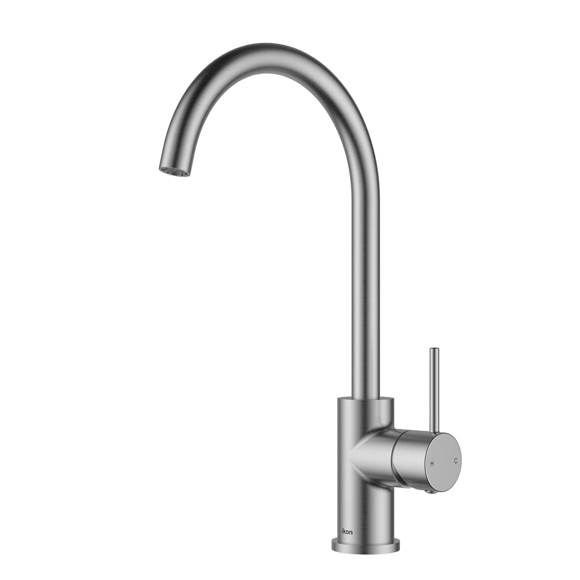 Hali Sink Mixer Gooseneck - Matte Black
