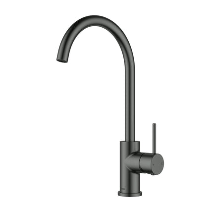 Hali Sink Mixer Gooseneck - Gun Metal