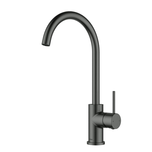 Hali Sink Mixer Gooseneck - Gun Metal