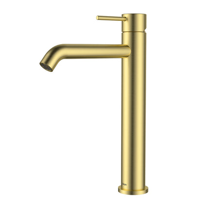 Hali Basin Mixer - High Rise / Brushed Gold